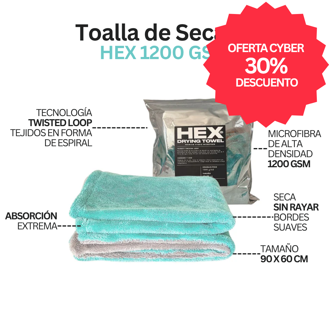 Toalla de secado Hybrid 1200 GSM