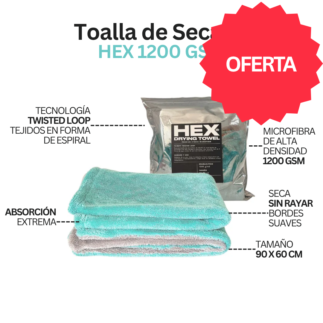 Toalla de secado Hybrid 1200 GSM