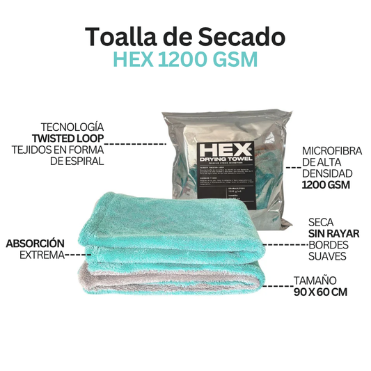 Toalla de secado Hybrid 1200 GSM