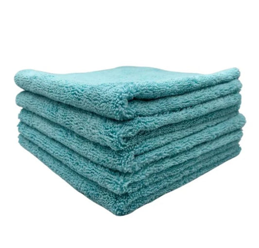 5 Toallas microfira sin bordes 400 GSM