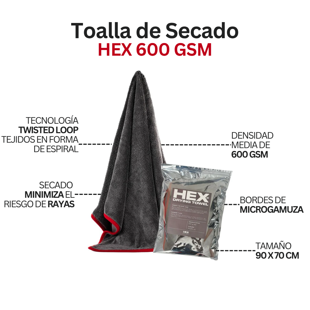 Toalla de Secado Thirsty Twisted Loop 600 GSM