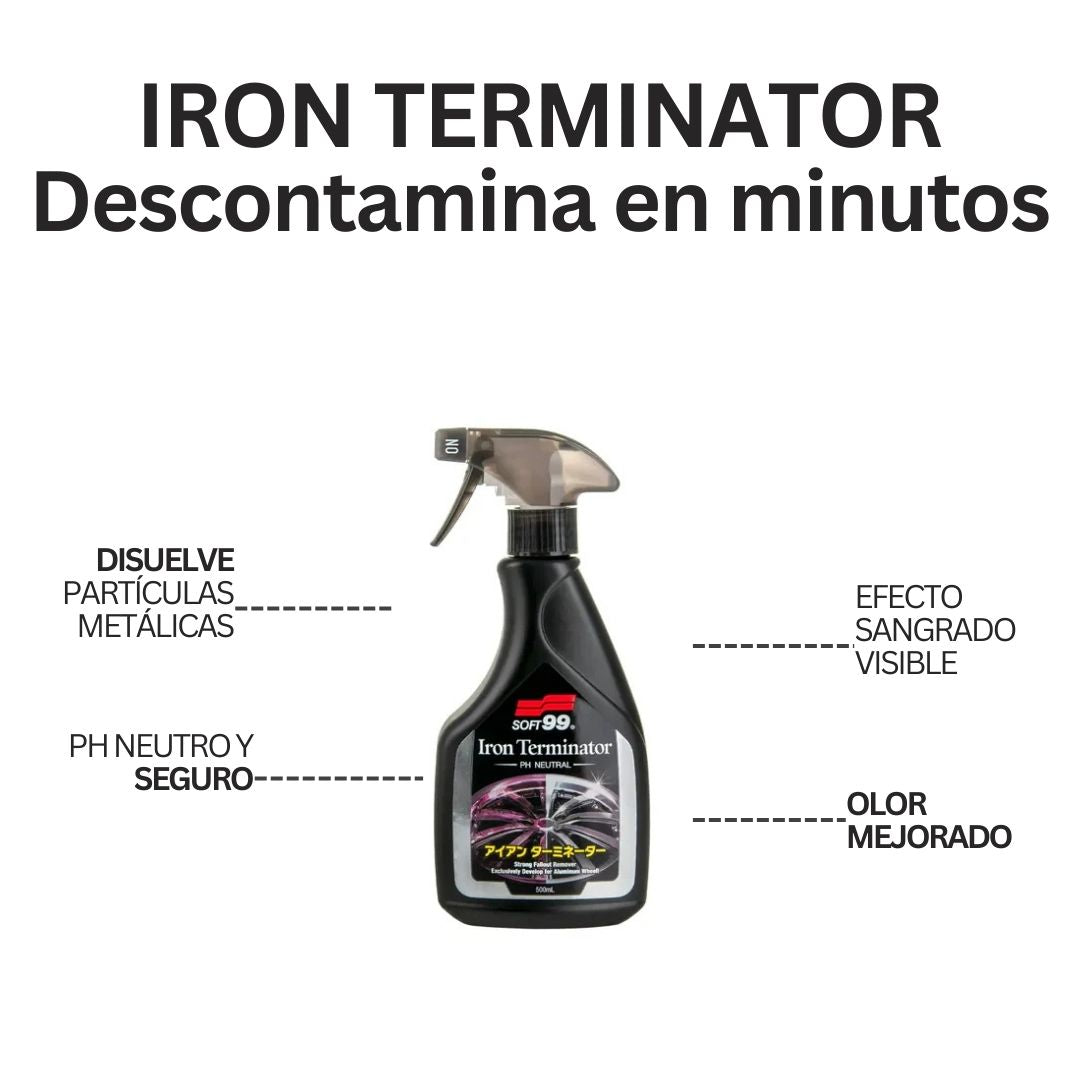 Kit Detailing Full | Toalla Secado + Descontaminante de llantas + Sellante Raindrop