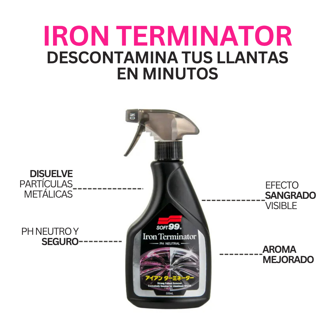 Iron Terminator Descontaminante de llantas 500 ml