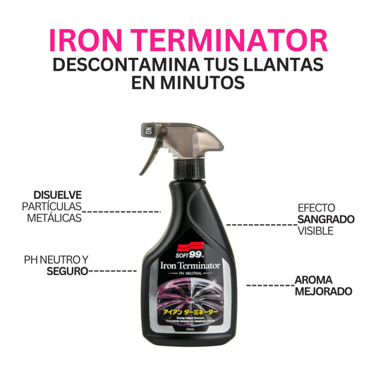 Iron Terminator Descontaminante de llantas 500 ml