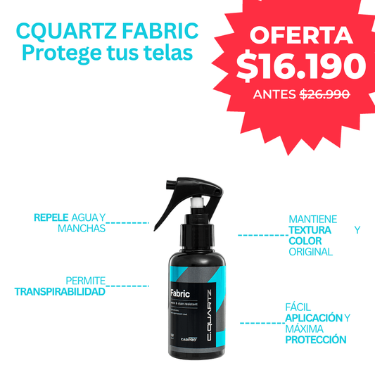Cquartz Fabric Sellador de telas