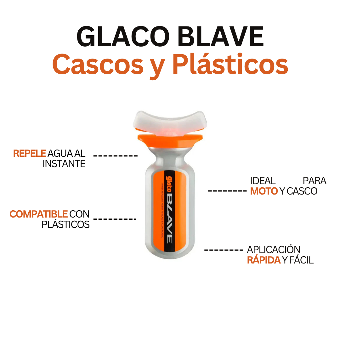 Repelente de Lluvia Soft99 Glaco Blave 70ml | Cascos y Plásticos