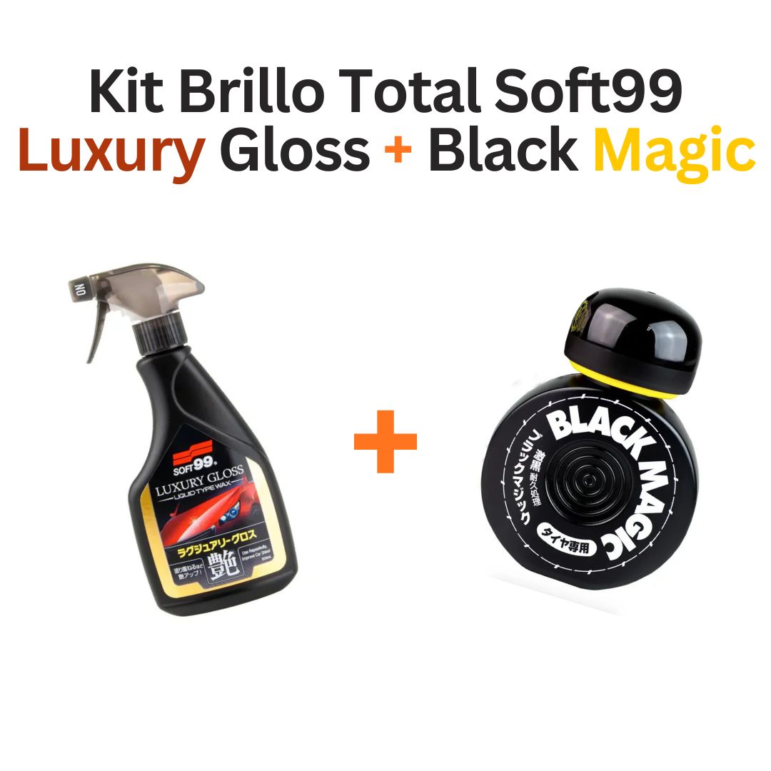 Kit Brillo Total Soft99 | Luxury Gloss + Black Magic