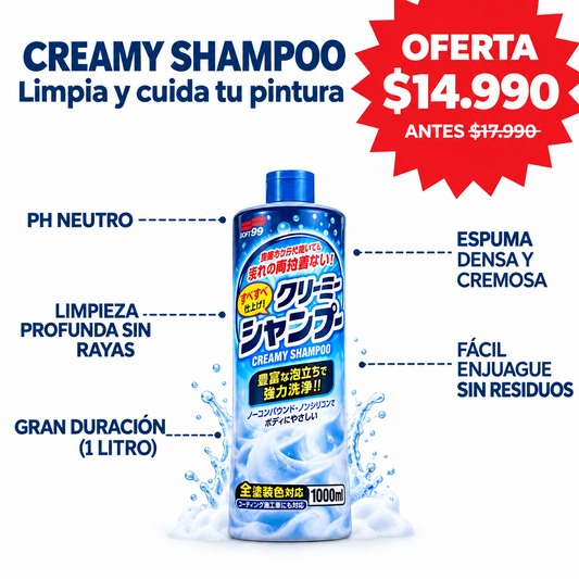 Shampoo PH Neutro Creamy 1000ml